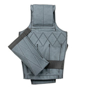 Badger Framer Tool bag, gunmetal, back hammer sleeve view