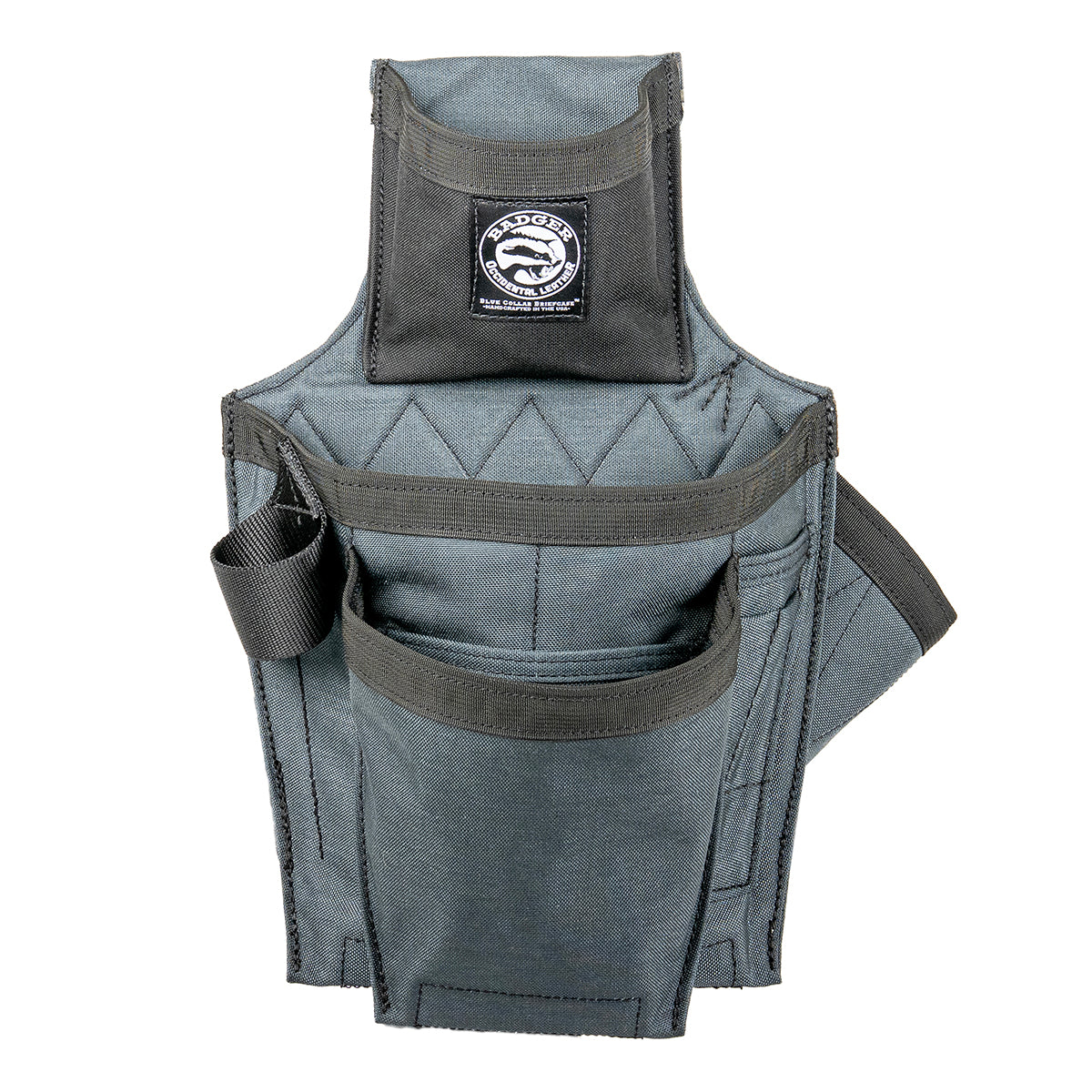 Badger Framer Tool bag, gunmetal, front view