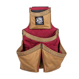 Carpenter Side-by-Side Fastener Bag - Inside-Out