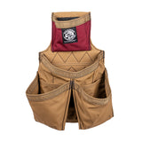 Carpenter Side-By-Side Fastener Bag - High-Low