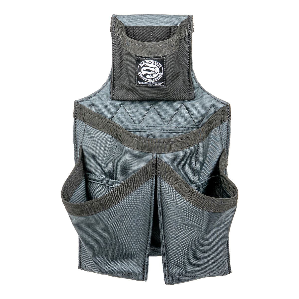 Badger Framer Tool bag, fastener, gunmetal, front view