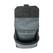 Badger Covered Accessory Pouch, gunmetal, top open view