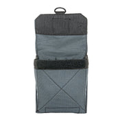 Badger Covered Accessory Pouch, gunmetal, front open view