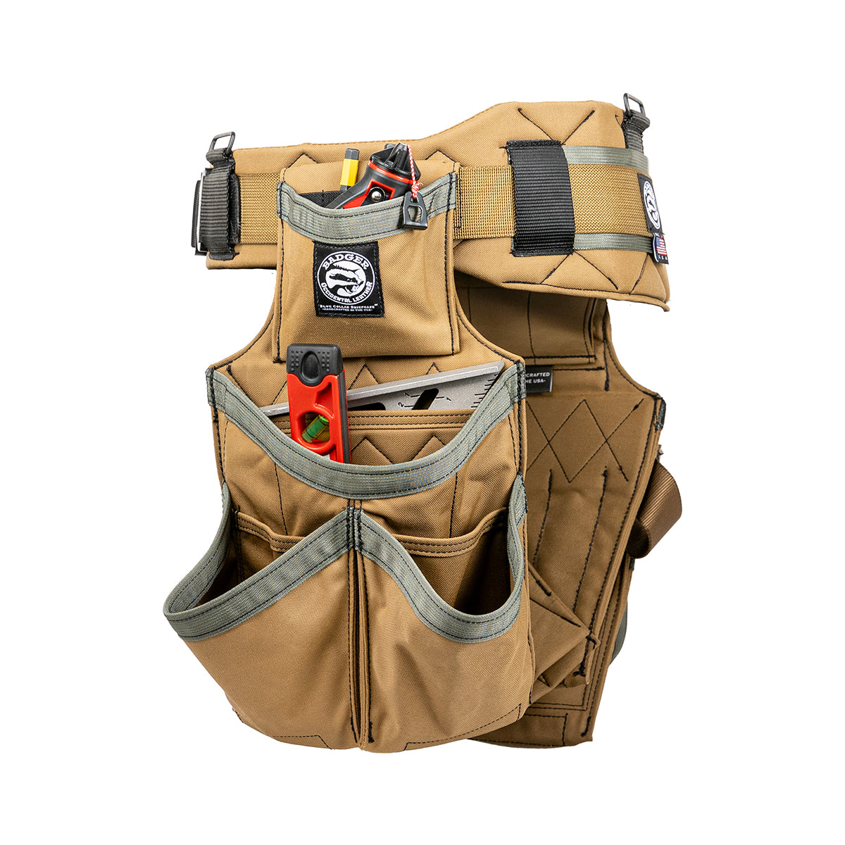 Carpenter Side-By-Side Tool Belt Setup