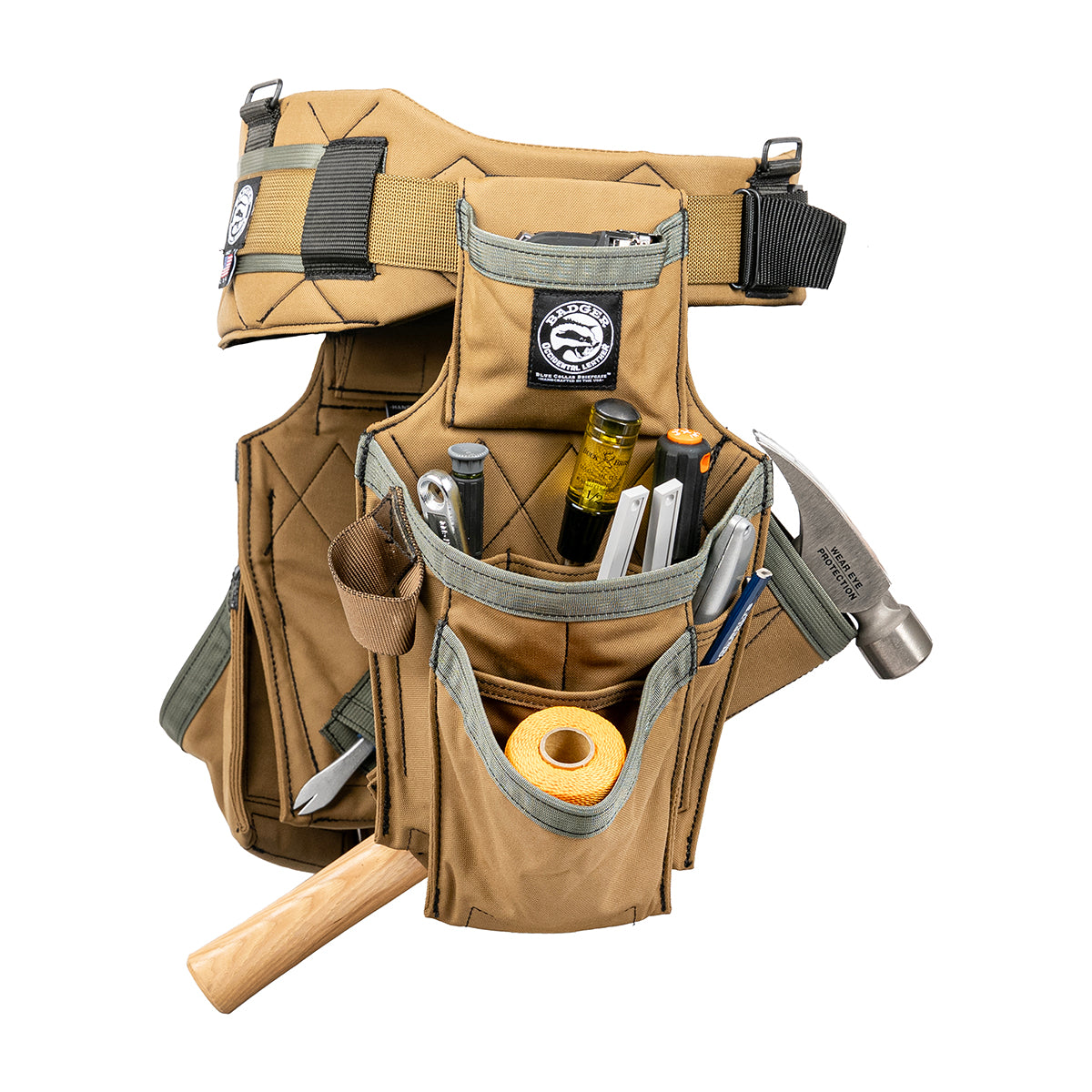 Carpenter Side-By-Side Tool Belt Setup