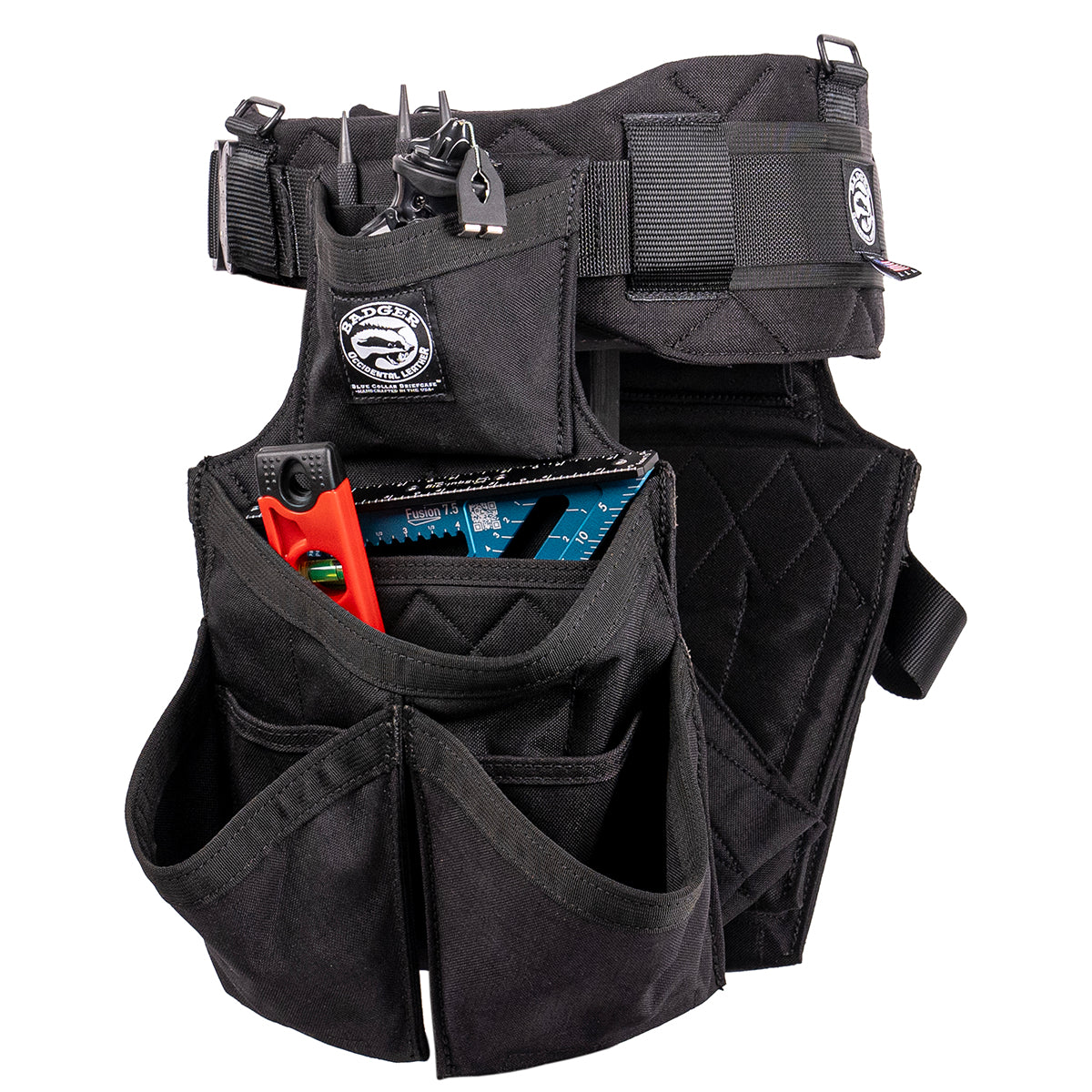 Carpenter Side-By-Side Tool Belt Setup - Solid