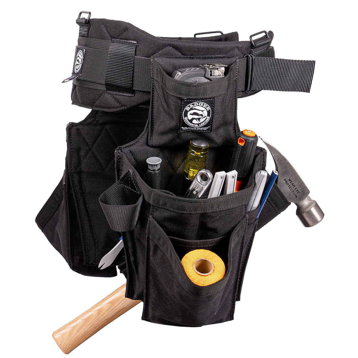 Carpenter Side-By-Side Tool Belt Setup - Solid