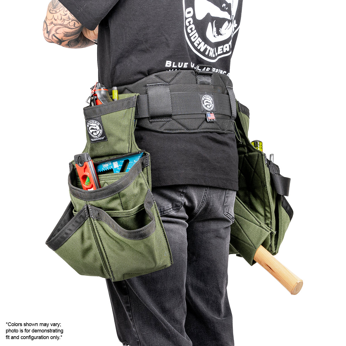 Carpenter Side-By-Side Tool Belt Setup - Solid