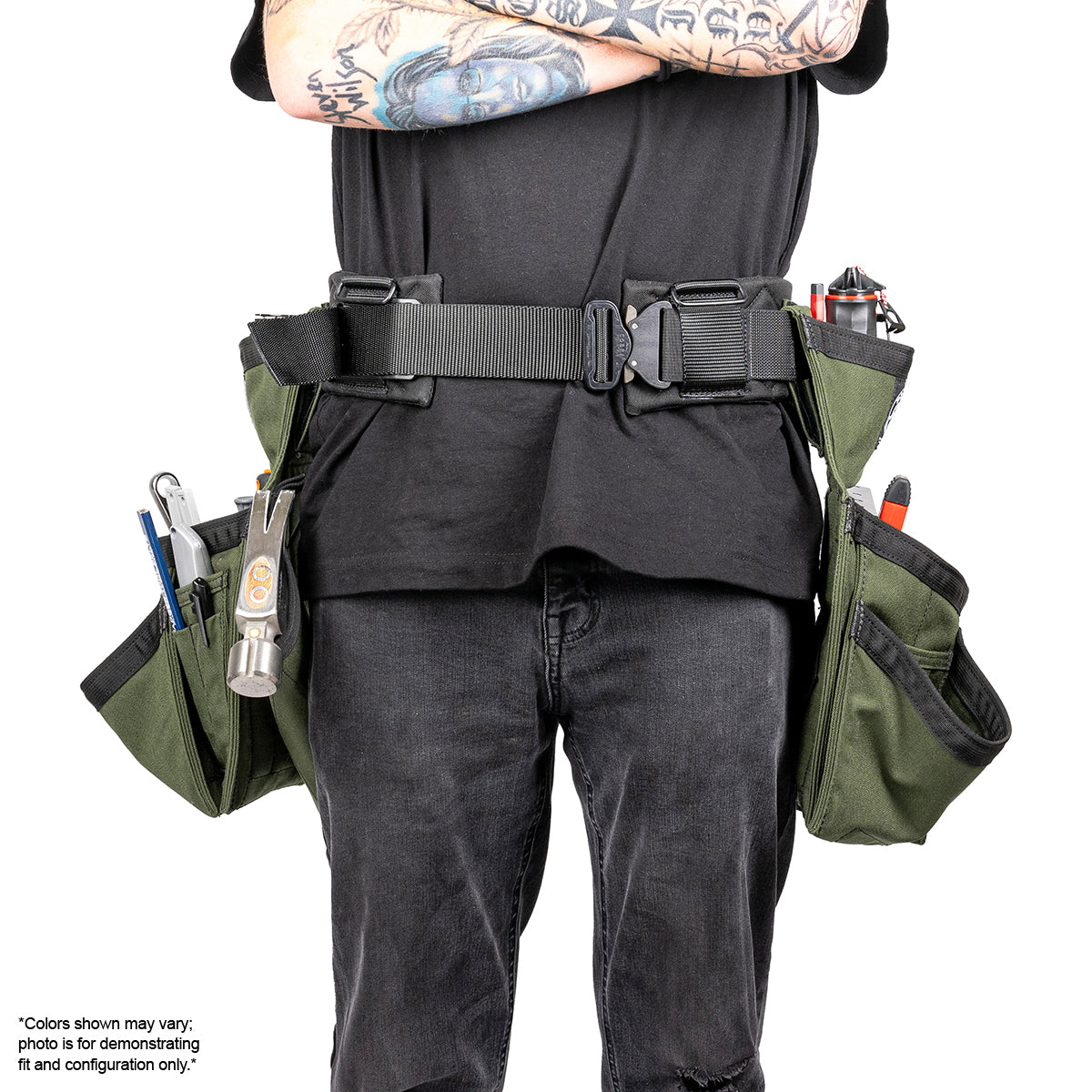 Carpenter Side-By-Side Tool Belt Setup - Inside-Out