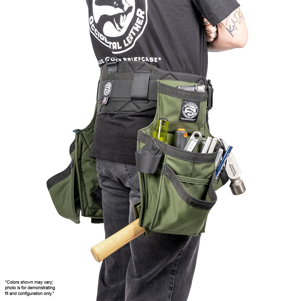Carpenter Side-By-Side Tool Belt Setup - Solid