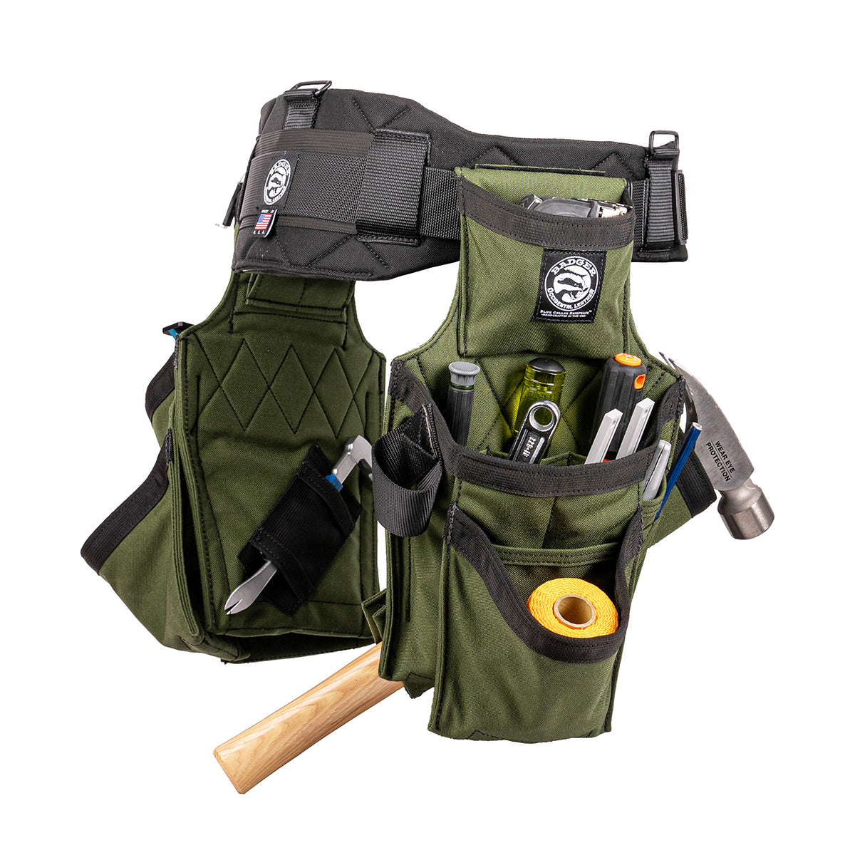 Carpenter Side-By-Side Tool Belt Setup