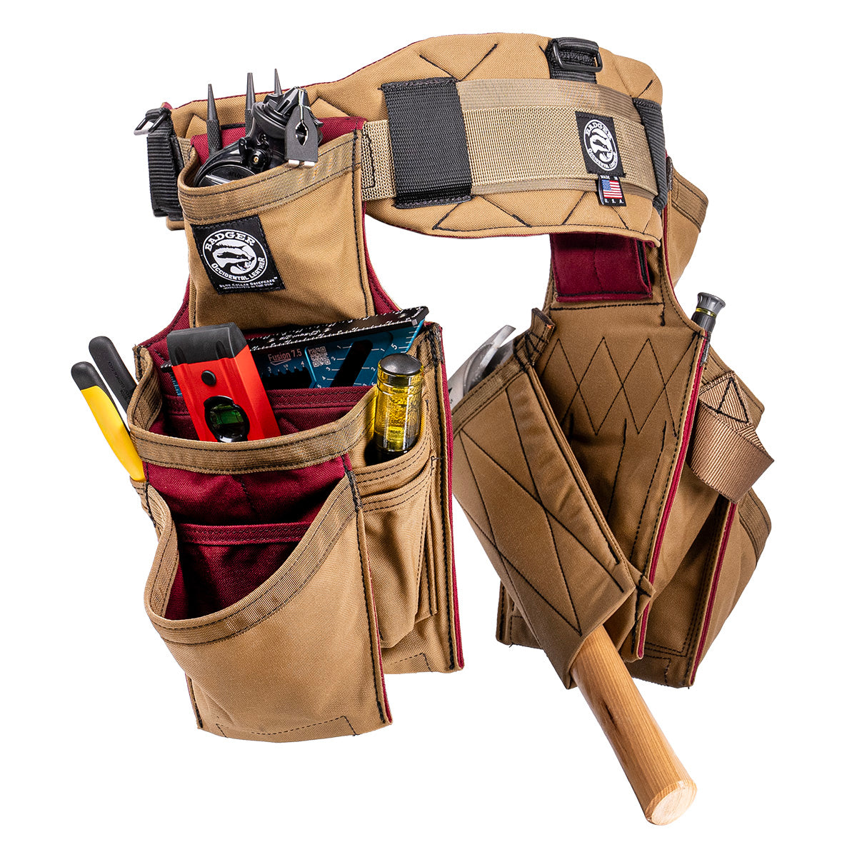 Carpenter Tool Belt Setup - Inside-Out