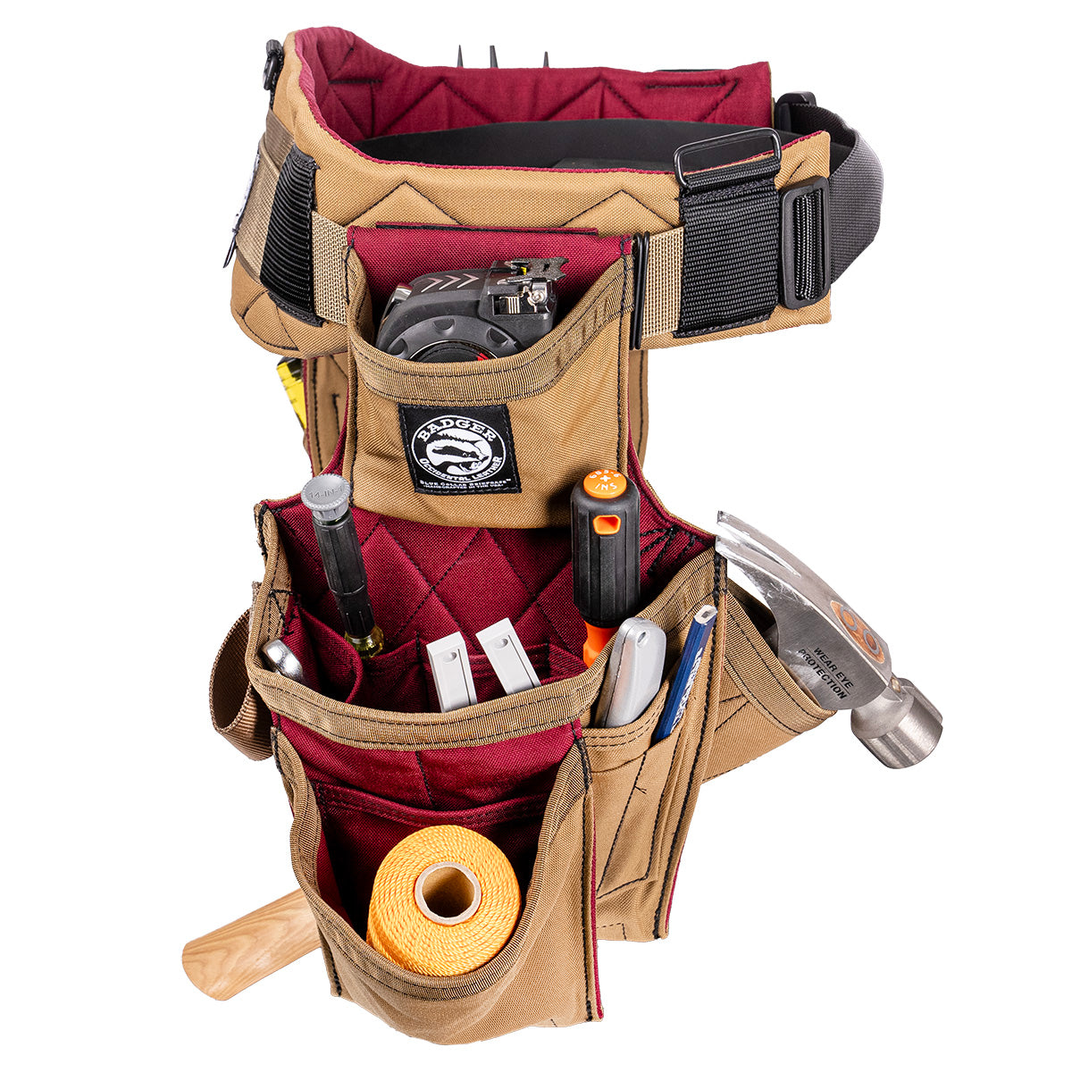 Carpenter Side-By-Side Tool Belt Setup - Inside-Out