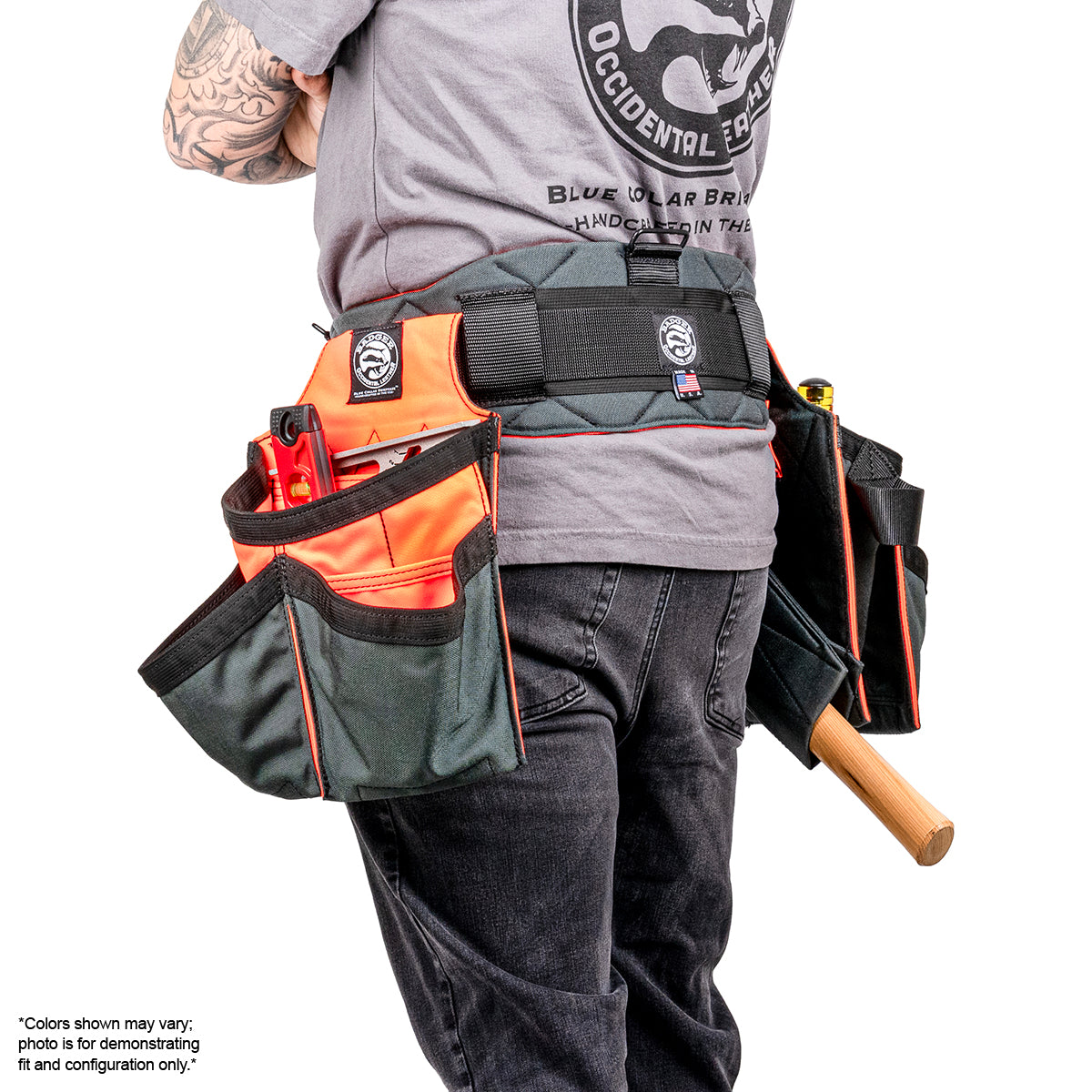 Trimmer Side-By-Side Tool Belt Setup - Inside-Out