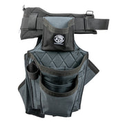 Badger Side-by-side Framer Belt, gunmetal, empty tool side view