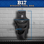 B17 Stacked Tool Bag - Solid