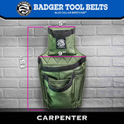 Carpenter Fastener Bag size/dimensions