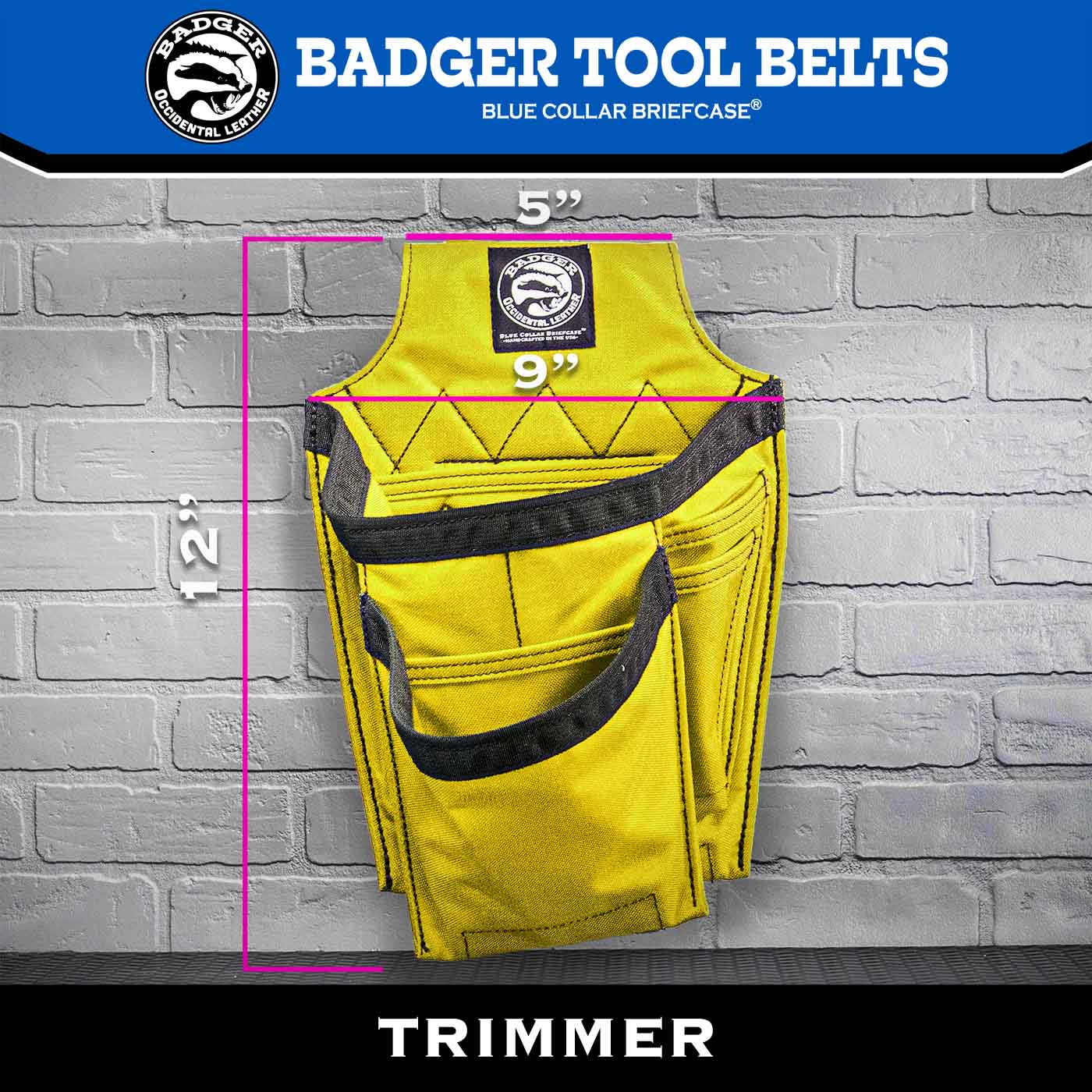 Trimmer Fastener Bag size/dimensions