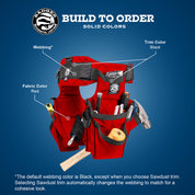A graphic showing the color configuration for Badger Tool Belts' Solid Color Configuration