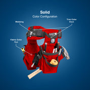 Trimmer Side-By-Side Tool Belt Setup - Solid