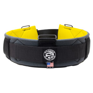 410097 Belt Black Yellow Front Round